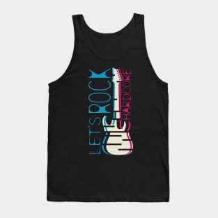 Let's rock, Hardcore. Rock graphic design. Tank Top